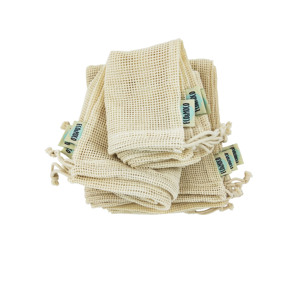 Cotton Tote Bags Wholesale Australia -  Cotton Mesh Bag all sizes - Bundles