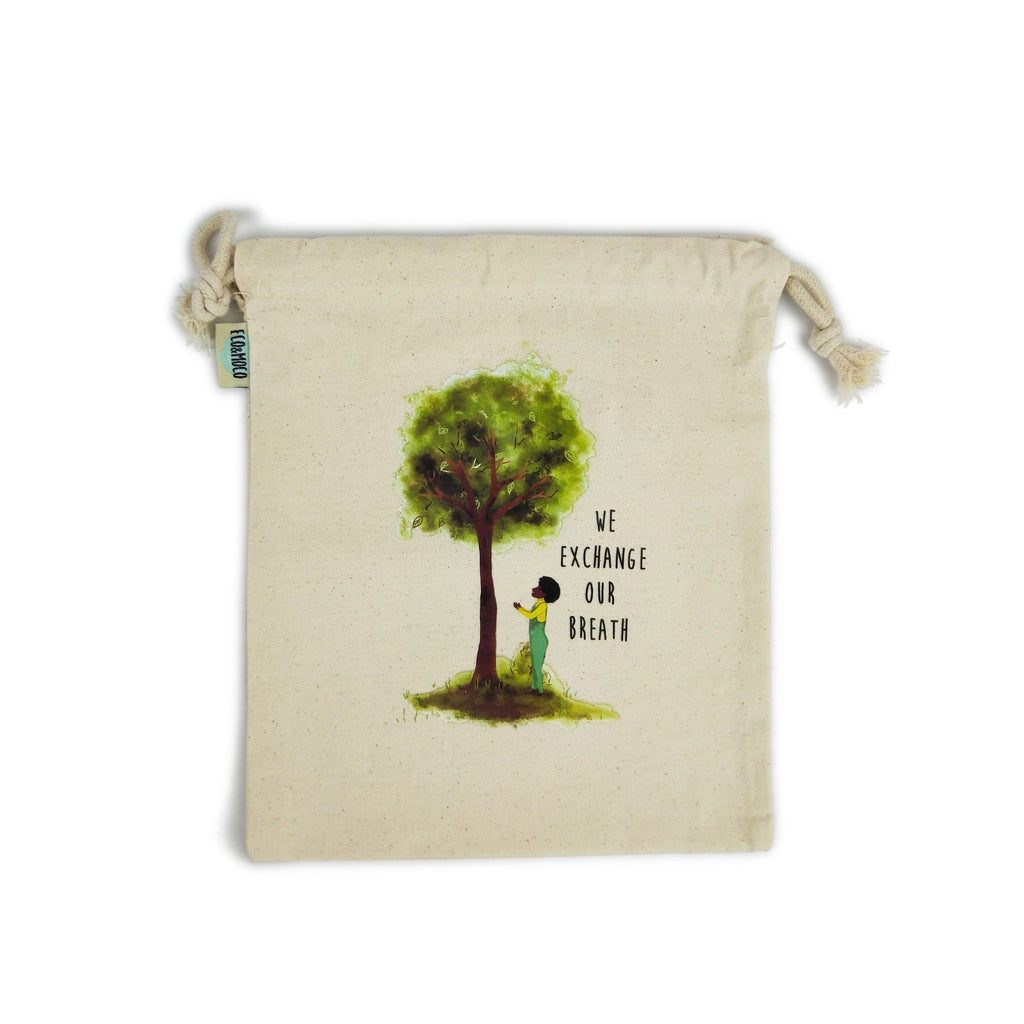 Tree and Moco Organic Cotton Bag - Canvas Tote Bags Australia 
