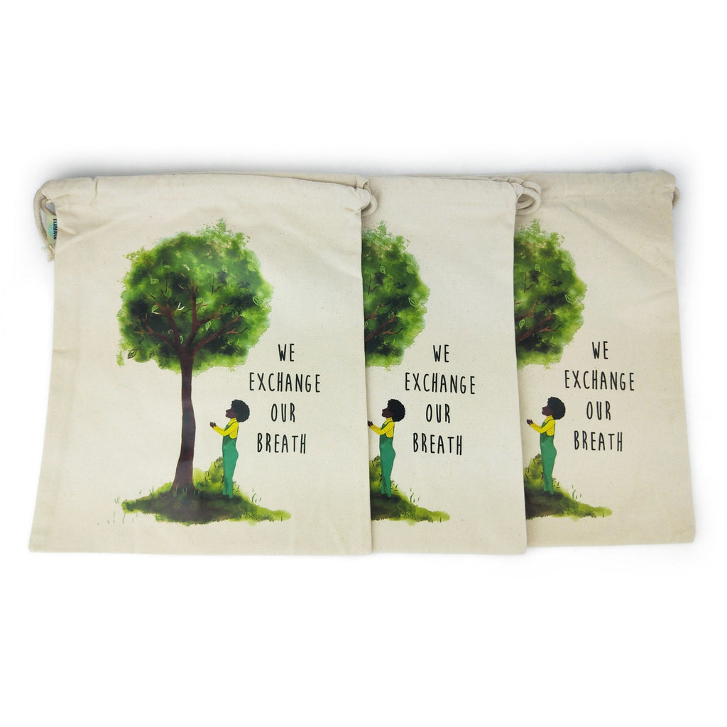 Canvas Tote Bags - Tree and Moco Organic Cotton Bag